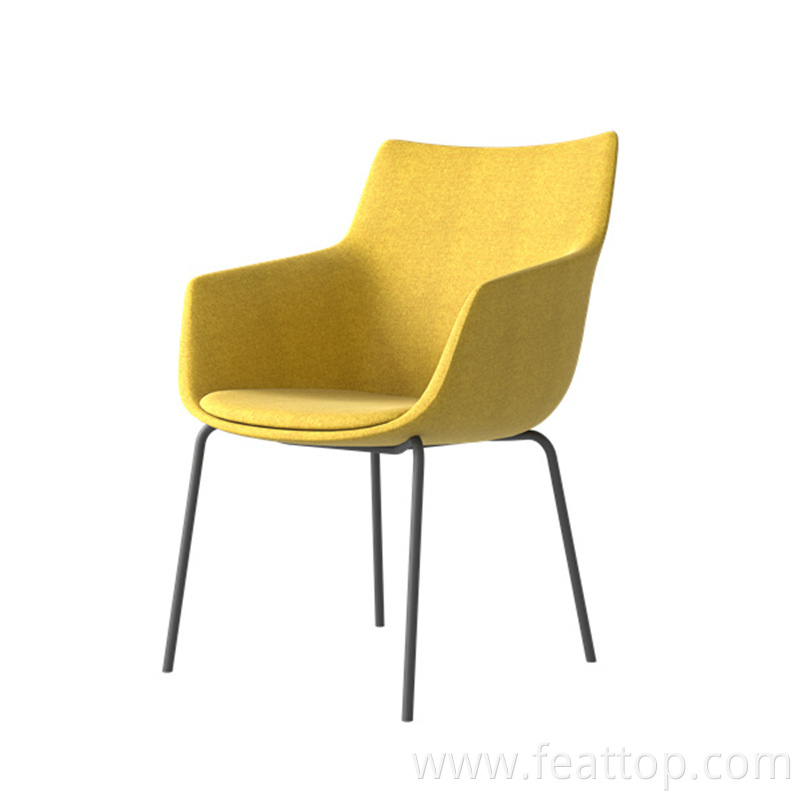 High Quality Light Luxury Hotel Rest Chair Tall Office Low Waist Lounge Chair